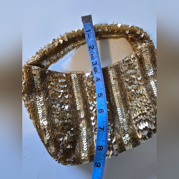 Sequin Gold Mini Bag - Picture 7 of 7